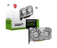 MSI RTX4060 8GB VENTUS 2X WHITE 8G OC GDDR6 128bit HDMI DP PCIe 16X v4.0